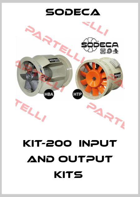 KIT-200  INPUT AND OUTPUT KITS  Sodeca