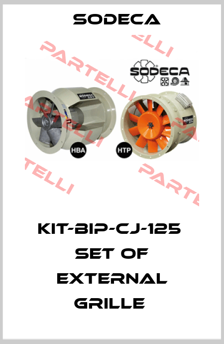 KIT-BIP-CJ-125  SET OF EXTERNAL GRILLE  Sodeca