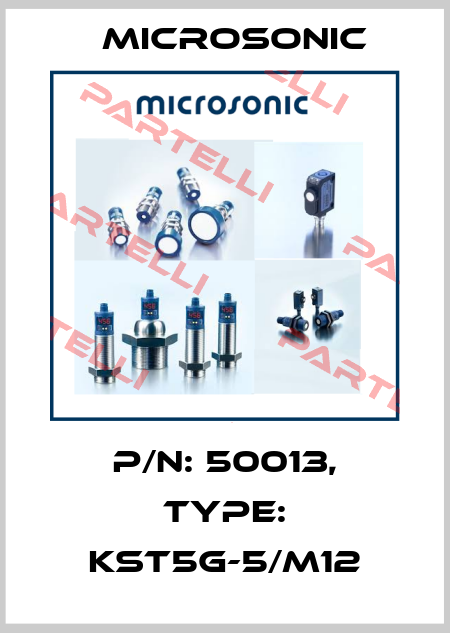 p/n: 50013, Type: KST5G-5/M12 Microsonic