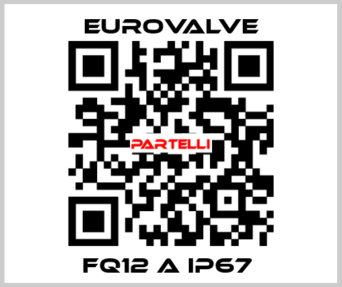 FQ12 A IP67  Eurovalve