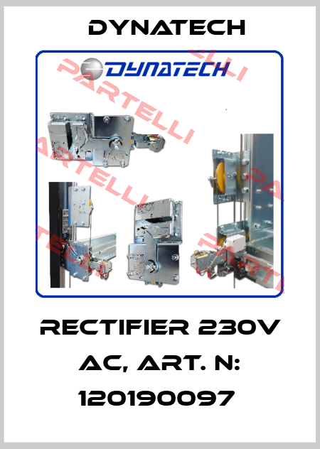 Rectifier 230V AC, Art. N: 120190097  Dynatech