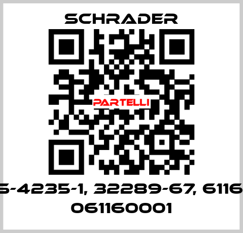 S-4235-1, 32289-67, 6116, 061160001 Schrader