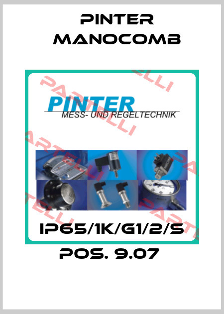 IP65/1K/G1/2/S Pos. 9.07  Pinter Manocomb