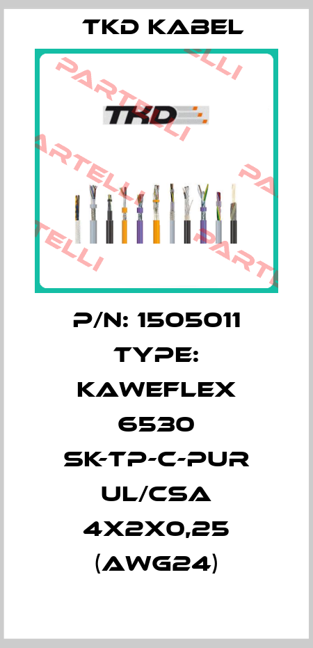 P/N: 1505011 Type: KAWEFLEX 6530 SK-TP-C-PUR UL/CSA 4X2X0,25 (AWG24) TKD Kabel