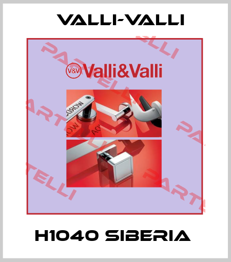 H1040 Siberia  VALLI-VALLI
