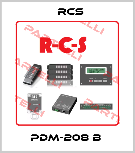PDM-208 B  RCS