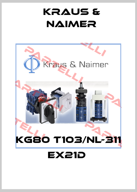 KG80 T103/NL-311 EX21D  Kraus & Naimer