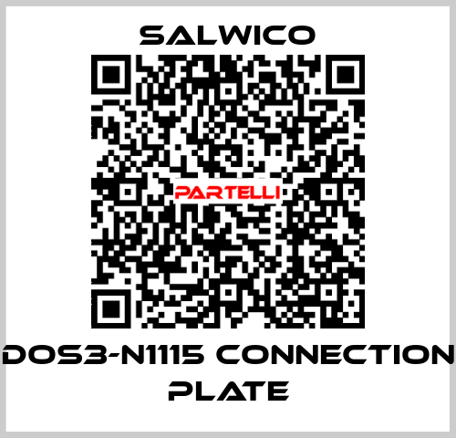 DOS3-N1115 CONNECTION PLATE Salwico