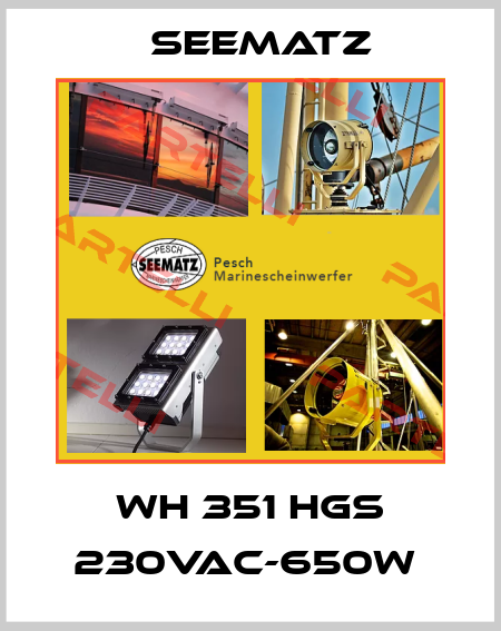 WH 351 HGS 230VAC-650W  Seematz