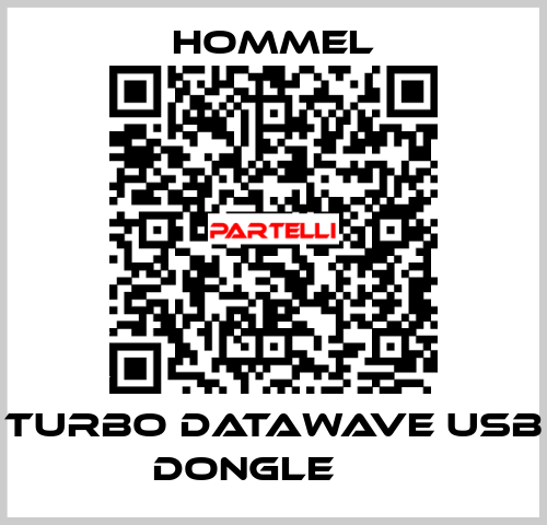 Turbo datawave USB dongle      Hommel