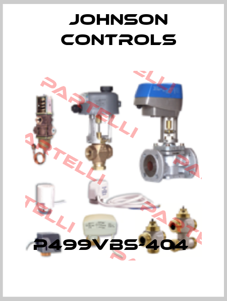 P499VBS-404  Johnson Controls