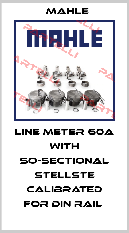 LINE METER 60A WITH SO-SECTIONAL STELLSTE CALIBRATED FOR DIN RAIL  Mahle