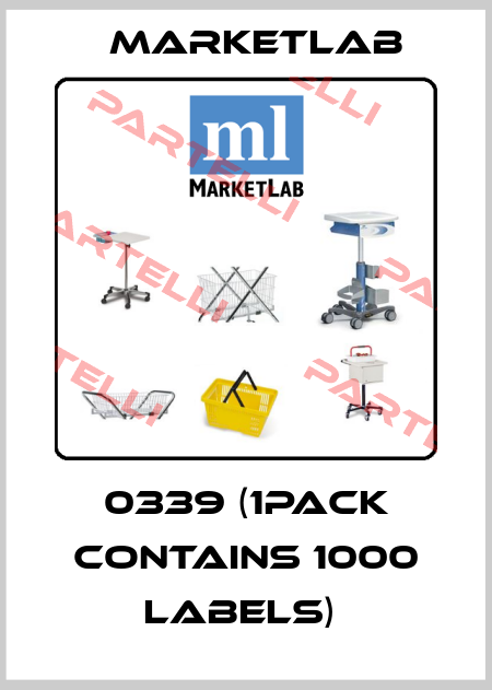 0339 (1pack contains 1000 labels)  Marketlab
