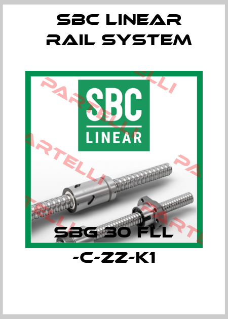 SBG 30 FLL -C-ZZ-K1 SBC Linear Rail System