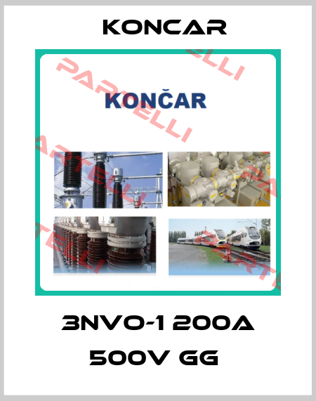 3NVO-1 200A 500V gG  Koncar