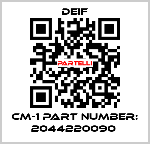 CM-1 part number: 2044220090  Deif