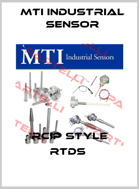 RCIP STYLE RTDs  MTI Industrial Sensor