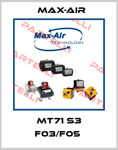 MT71 S3 F03/F05  Max-Air