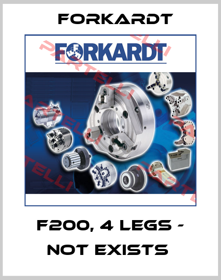 F200, 4 Legs - not exists  Forkardt