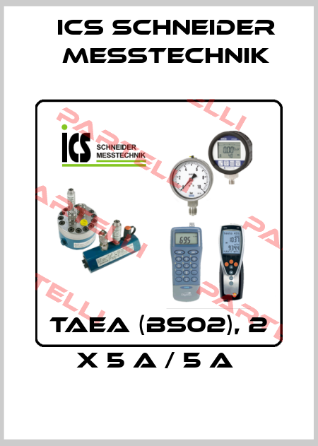 TAEA (BS02), 2 x 5 A / 5 A  ICS Schneider Messtechnik