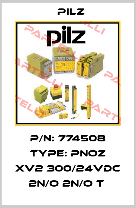 P/N: 774508 Type: PNOZ XV2 300/24VDC 2n/o 2n/o t  Pilz