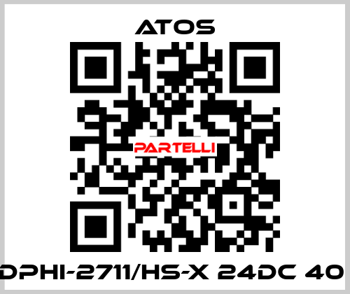 DPHI-2711/HS-X 24DC 40  Atos