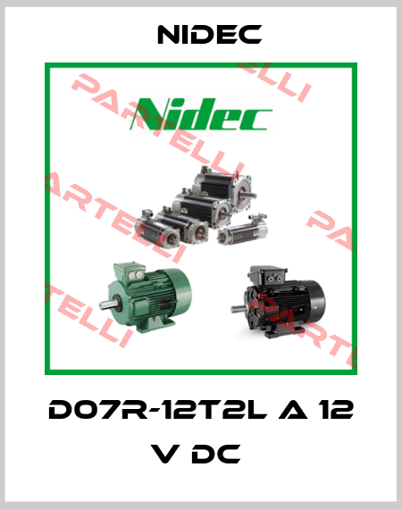 D07R-12T2L A 12 V DC  Nidec