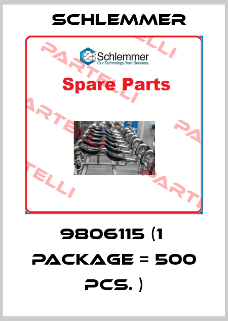 9806115 (1  package = 500 pcs. ) Schlemmer