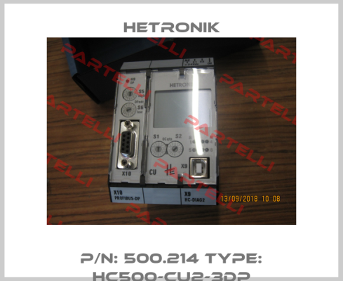 P/N: 500.214 Type: HC500-CU2-3DP HETRONIK