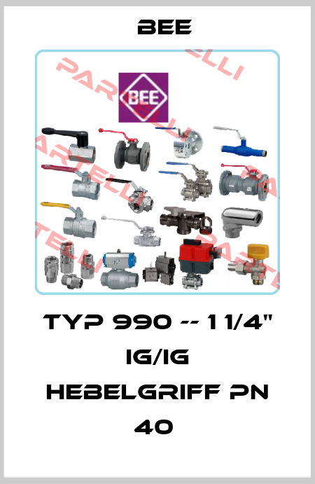  Typ 990 -- 1 1/4" IG/IG Hebelgriff PN 40  BEE