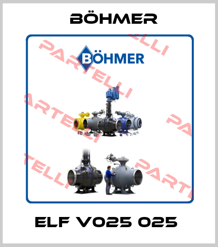 ELF V025 025  Böhmer Kugelhähne