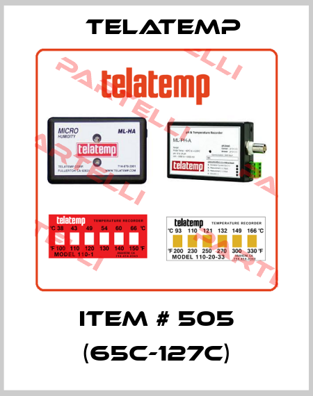 ITEM # 505 (65C-127C) Telatemp