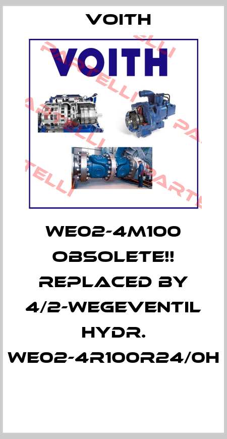 We02-4m100 Obsolete!! Replaced by 4/2-Wegeventil hydr. WE02-4R100R24/0H  Hartmann-Lammle