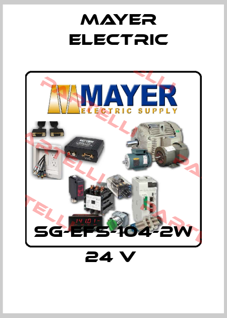  Sg-efs-104-2w 24 V  Mayer Electric