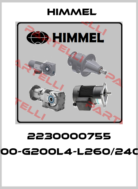 2230000755 (KA200-G200L4-L260/240GH)	  HIMMEL