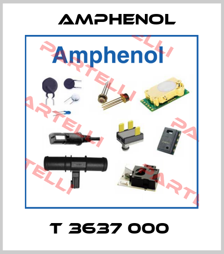 T 3637 000  Amphenol
