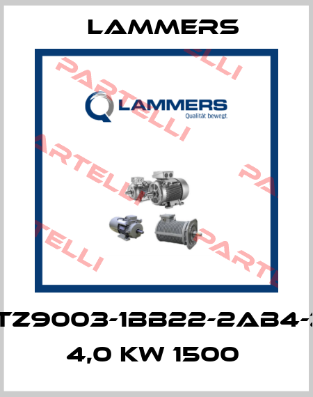 1TZ9003-1BB22-2AB4-Z  4,0 kW 1500  Lammers