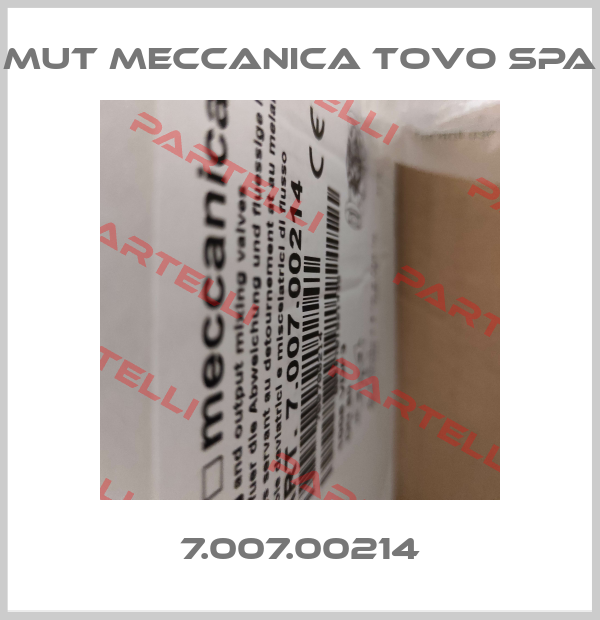 7.007.00214 Mut Meccanica Tovo SpA