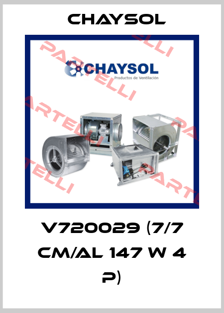 V720029 (7/7 CM/AL 147 W 4 P) Chaysol