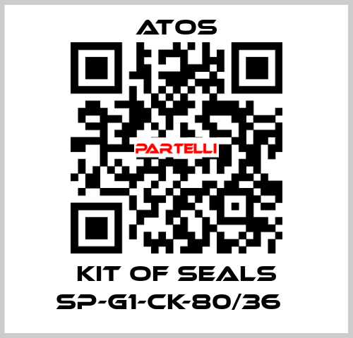 Kit of seals SP-G1-CK-80/36   Atos
