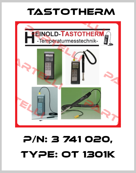 P/N: 3 741 020, Type: OT 1301K Tastotherm