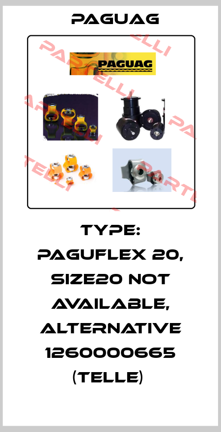 Type: PAGUFLEX 20, size20 not available, alternative 1260000665 (Telle)  Paguag