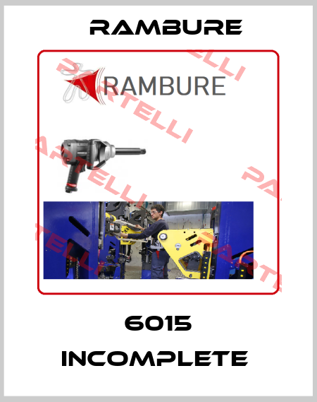 6015 incomplete  Rambure