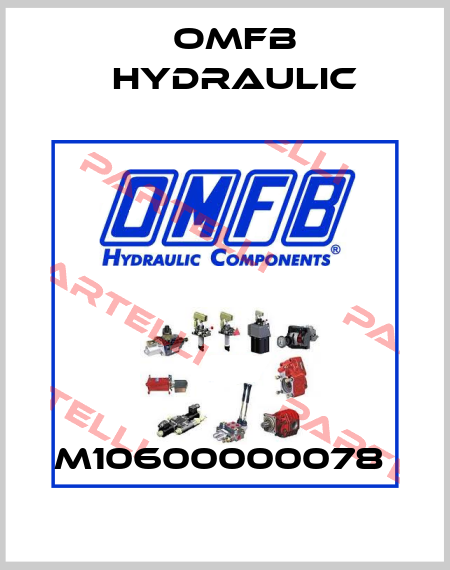 M10600000078  OMFB Hydraulic