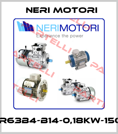 MR63B4-B14-0,18kW-1500 Neri Motori