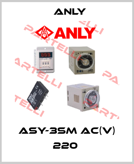 ASY-3SM AC(V) 220  Anly