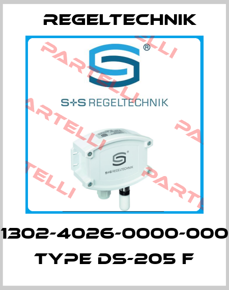 1302-4026-0000-000 Type DS-205 F Regeltechnik