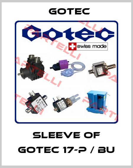 sleeve of GOTEC 17-P / BU Gotec