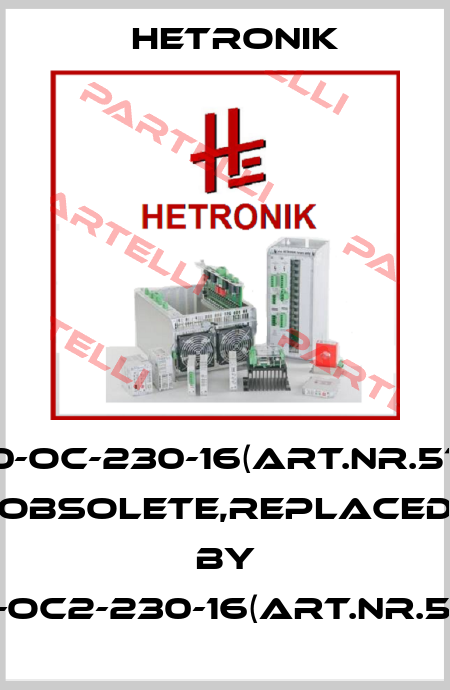 HC510-OC-230-16(Art.Nr.510.211) obsolete,replaced by HC510-OC2-230-16(Art.Nr.510.213) HETRONIK