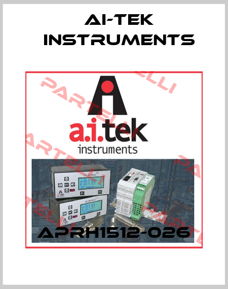 APRH1512-026 AI-Tek Instruments